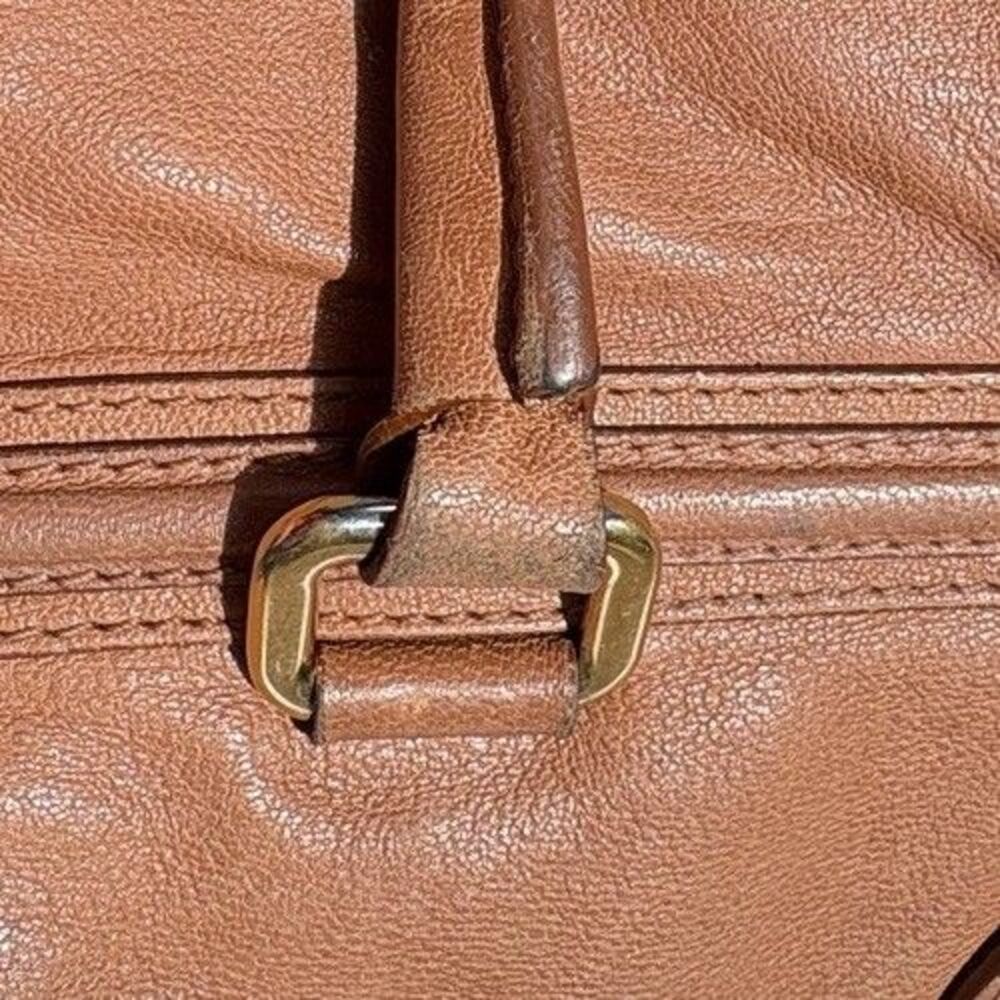 MARC JACOBS Preston Convertible Camel Brown Leather Tote Handbag Rare Authentic - Picture 10 of 16